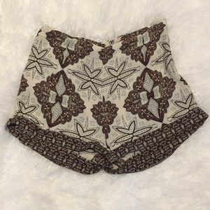FP High Waist Boho Shorts Sz 4
